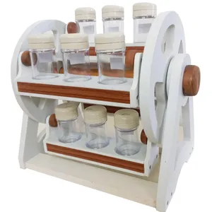 ست جا ادویه 12 پارچه مدل چرخشی کد 12