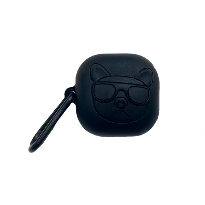 کاور والکری مدل Dog Sunglass مناسب برای کیس هدفون سامسونگ Galaxy Buds Live / Buds Pro / Buds 2 / Buds 2 Pro / Buds FE به همراه گیره