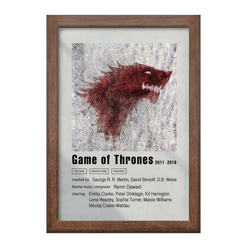 تابلو خندالو طرح گیم اف ترونز (Game of Thrones) کد F11276