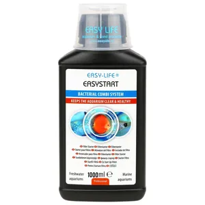 محلول آماده ساز آب آکواریوم ایزی لایف مدل باکتری ایزی استارت Easy Start حجم 1000 میلی لیتر