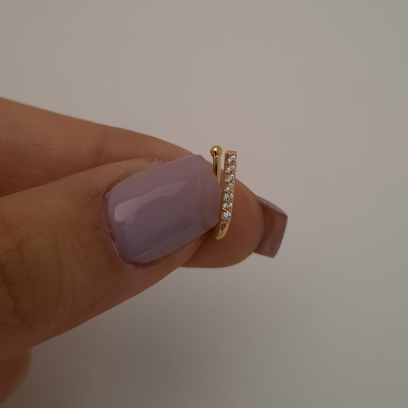 پیرسینگ بینی زنانه رستاخیز مدل فیک ساده نگینی کد zrk-ps01