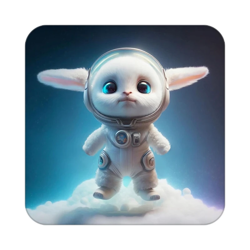 زیر لیوانی کاکتی طرح حیوانات کارتونی مدل mp27863