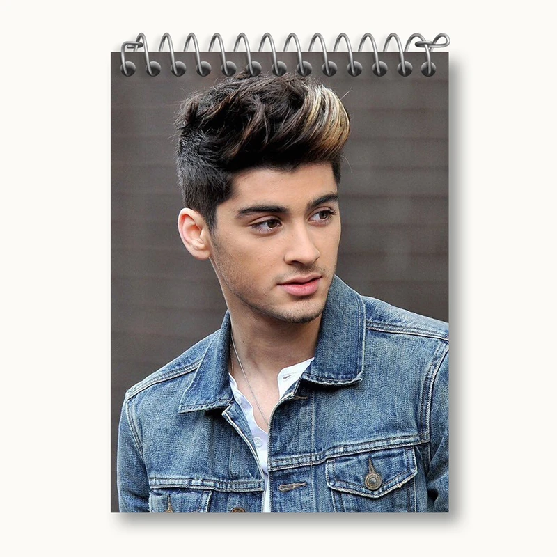 دفتر یادداشت 50 برگ خندالو مدل زین مالیک گروه موسیقی وان دایرکشن One Direction کد 18960