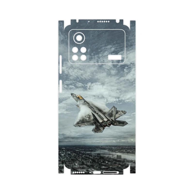 برچسب پوششی ماهوت مدل F-22-Raptor-FullSkin مناسب برای گوشی موبایل شیائومی Poco X4 Pro 5G