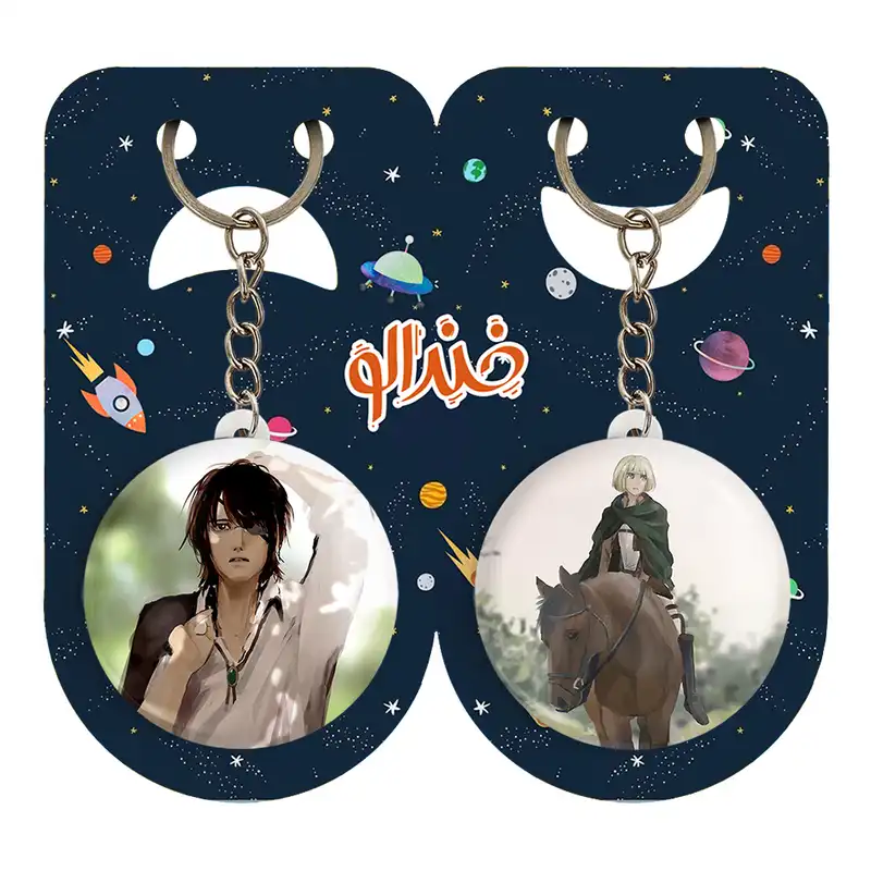 جاکلیدی خندالو مدل هانجی انیمه اتک آن تایتان کد 1858618585 مجموعه 2 عددی