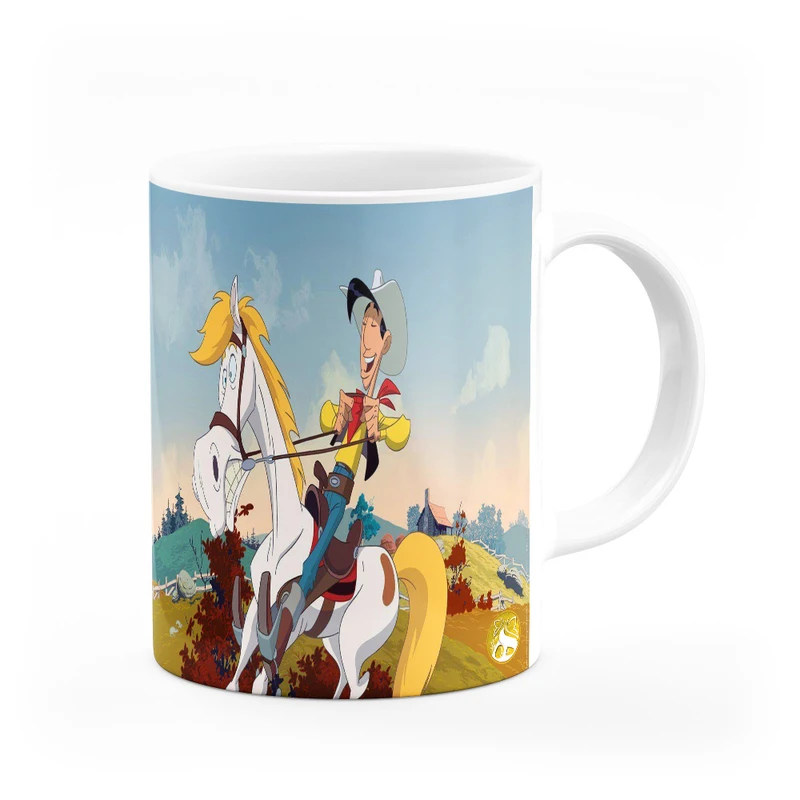 ماگ هومرو طرح انیمیشن لوک خوش شانس مدل MG4203