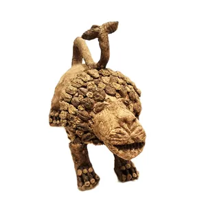 مجسمه آرانیک مدل  پاپیه ماشه طرح شیر