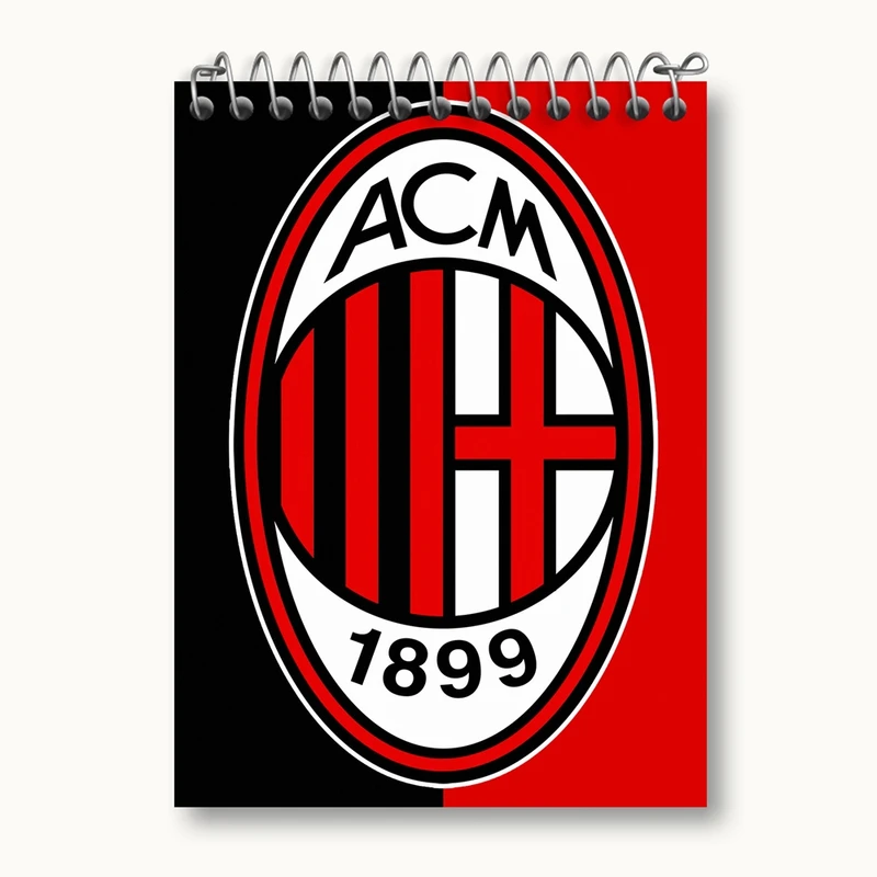 دفتر یادداشت 50 برگ خندالو مدل باشگاه آث میلان کد 27229