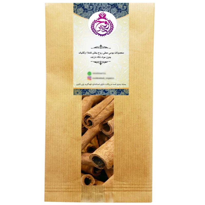 چوب دارچین لوله ای روحبخش - 75 گرم