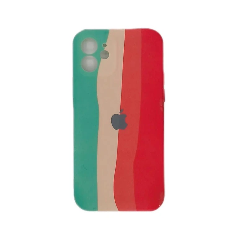 کاور مدل سیلیکونی طرح آبرنگی کد 07 مناسب برای گوشی موبایل اپل iphone 12 
