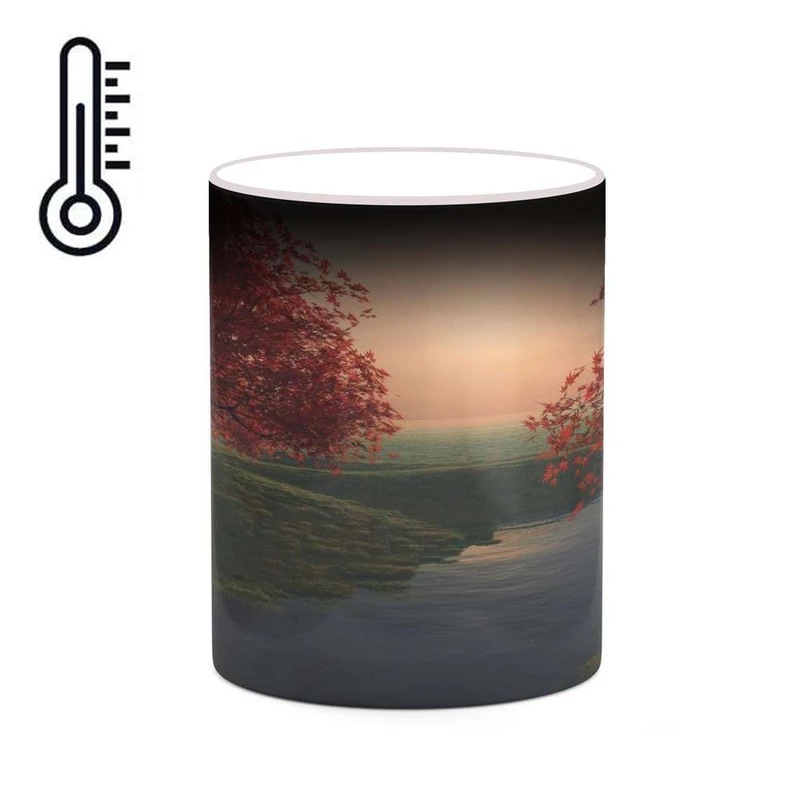 ماگ حرارتی کاکتی مدل منظره کد mgh18209