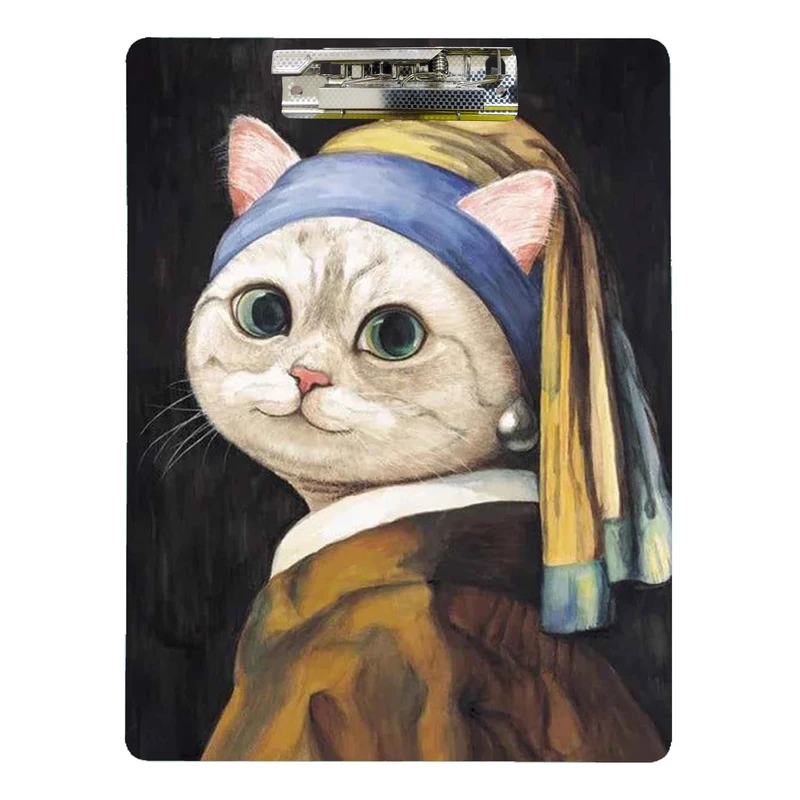 تخته شاسی طرح گربه نقاش کد 3020 سایز A4