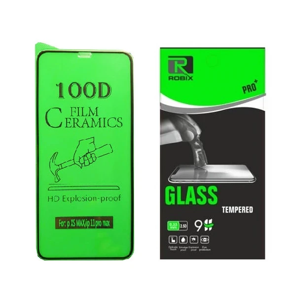 محافظ صفحه نمایش روبیکس مدلCR-iP11promaxمناسب برای گوشی موبایل اپل Iphone 11 Pro Max بسته 2عددی