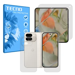 Tecno Resistant model Matte screen protector suitable for Google Pixel 9 Pro Fold mobile phone along with back protector