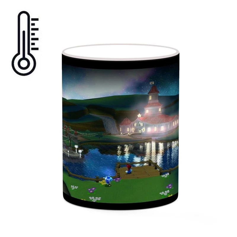 ماگ حرارتی کاکتی مدل بازی سوپر ماریو Super Mario Galaxy کد mgh30578