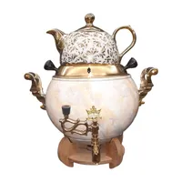 ست کتری و قوری ایران شرق مدل ماربل E001 گنجایش 6 لیتر