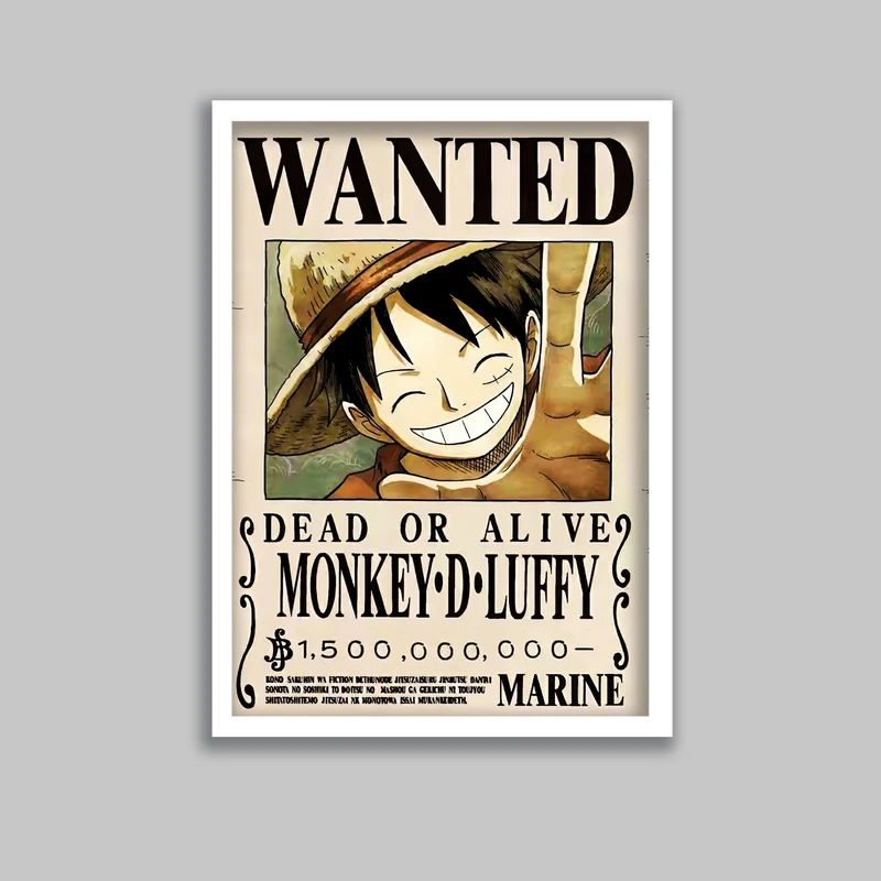 تابلو مدل انیمه وان پیس One Piece کد LA-G10510