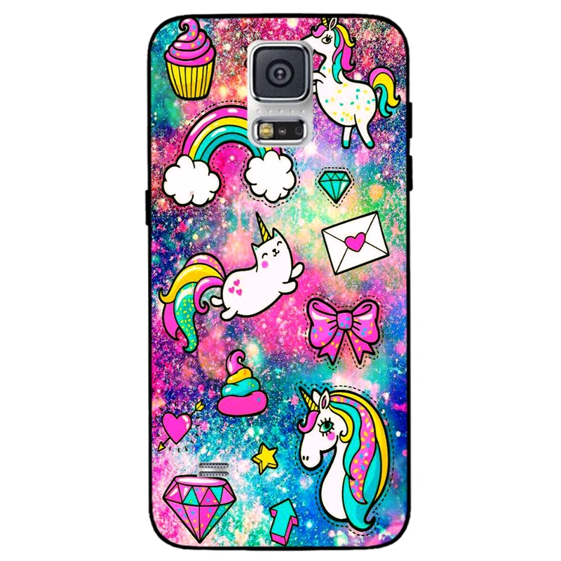 کاور مگافون طرح تک شاخ مدل 8155 مناسب برای گوشی موبایل سامسونگ Galaxy S5       