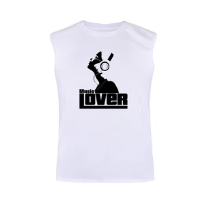 تاپ دخترانه مدل MUSIC LOVER کد Sh051 رنگ سفید
