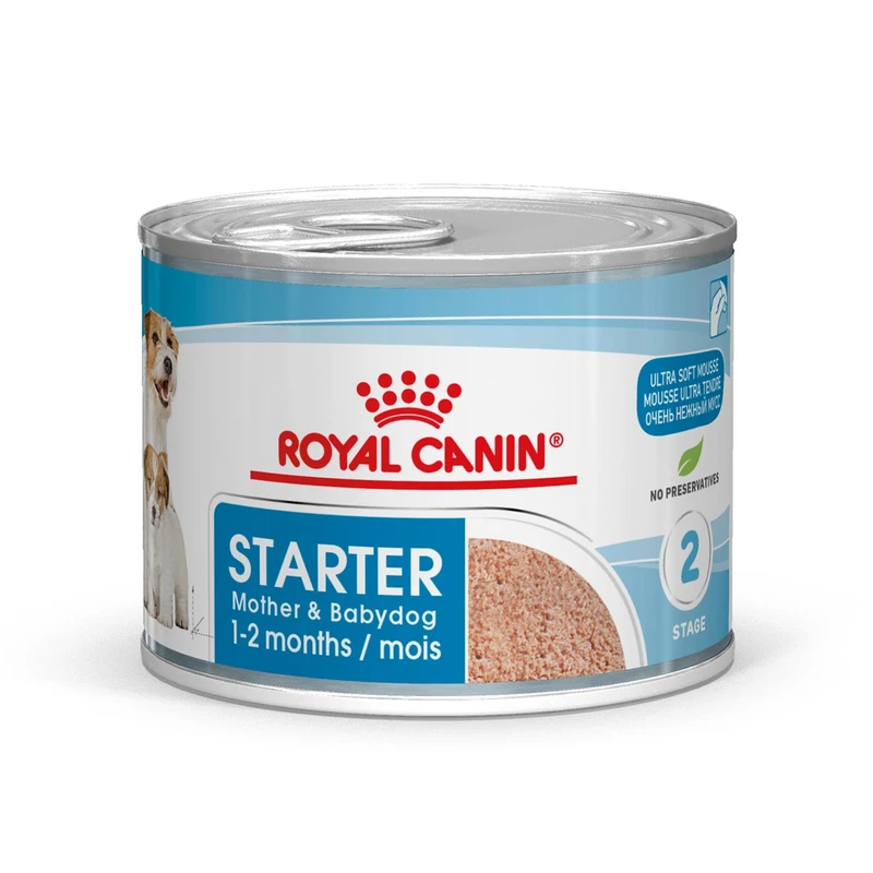کنسرو غذای سگ رویال کنین مدل Starter Mother and Babydog- Stage2 وزن 195 گرم
