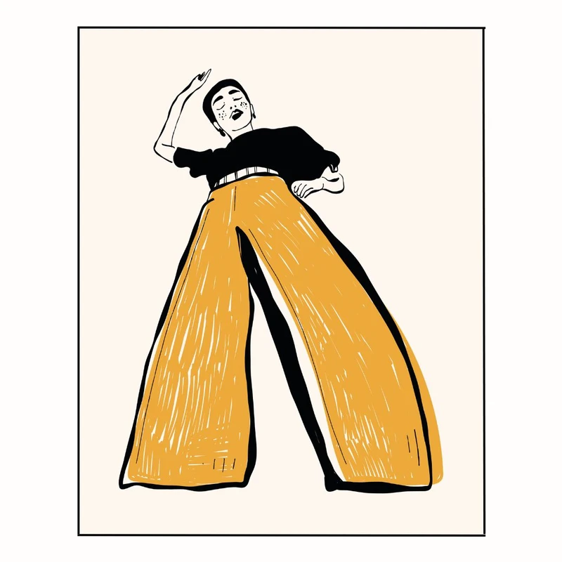 پوستر مدل دختری یستاده