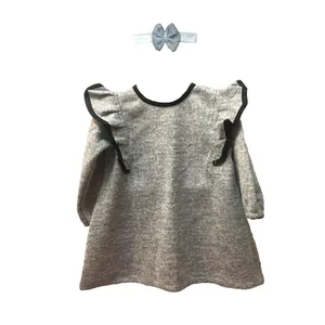 ست پیراهن و هدبند دخترانه مدل لوپی کد 2020