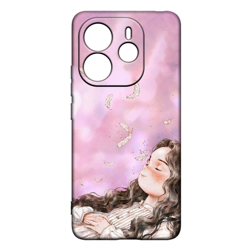 کاور طرح دخترانه کد 176 مناسب برای گوشی موبایل شیائومی Redmi Note 14 4G