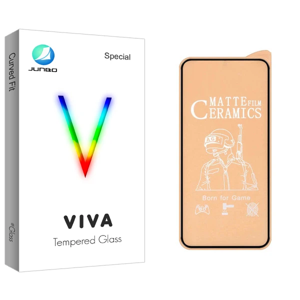 محافظ صفحه نمایش مات جانبو مدل Viva Glass مناسب برای گوشی موبایل شیائومی Redmi Note 9 Pro