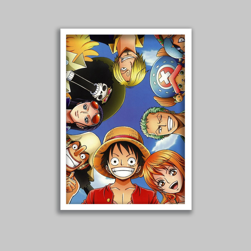 تابلو مدل انیمه وان پیس One Piece کد LA-G10514