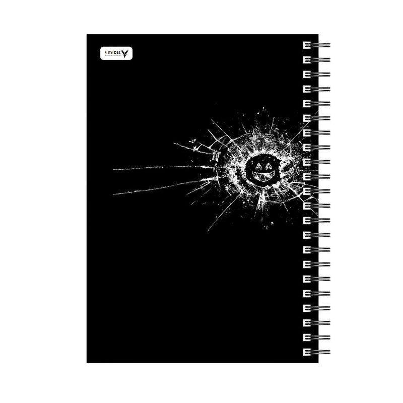 دفتر 60 برگ ویتادل طرح بلک میرور مدل 3A