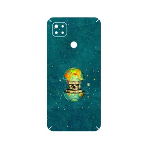 MAHOOT Collage of Earth Face Cover Sticker for Xiaomi Redmi 9C NFC