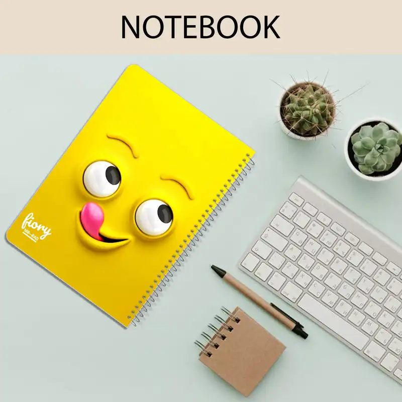 دفتر مشق مستر راد مدل ایموجی طرح خوشمزه کد 1570