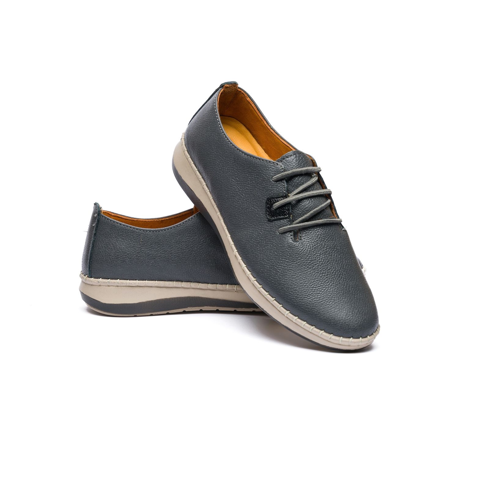 کفش طبی زنانه مدل آنیس بندی تمام چرم - - 15