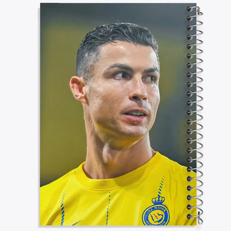 دفتر نقاشی 50 برگ خندالو طرح کریستیانو رونالدو کد 36392