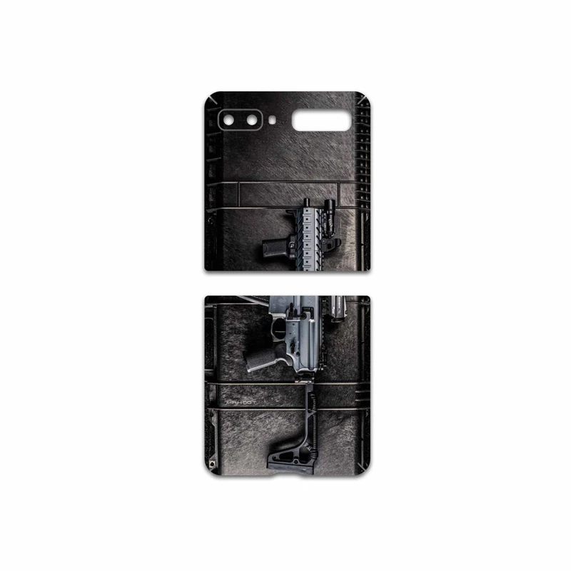 برچسب پوششی ماهوت مدل Gun مناسب برای گوشی موبایل سامسونگ Galaxy Z Flip