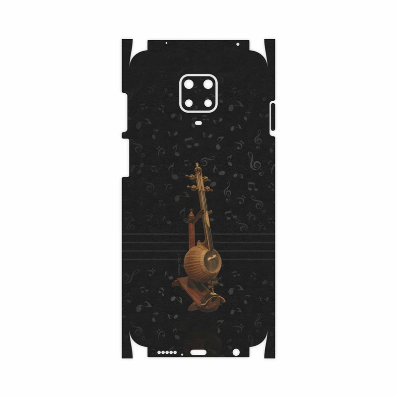 برچسب پوششی ماهوت مدل Persian Fiddle Instrument-FullSkin مناسب برای گوشی موبایل شیائومی Redmi Note 9 Pro
