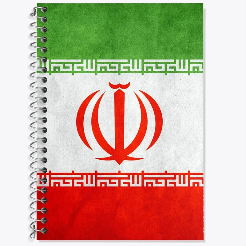 دفتر لغت 50 برگ خندالو مدل پرچم ایران کد 20501