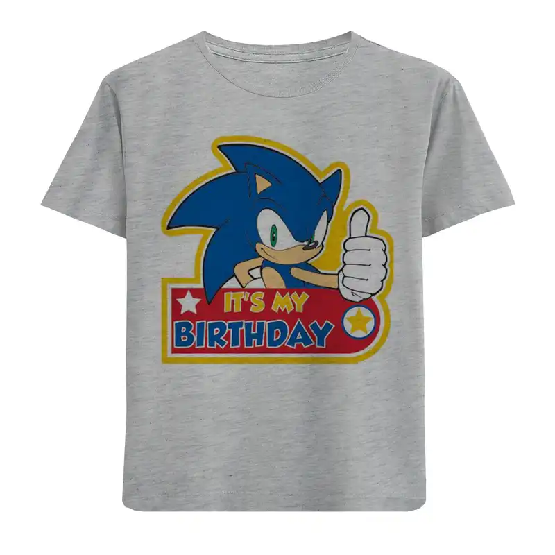 تی شرت آستین کوتاه بچگانه مدل Sonic F205