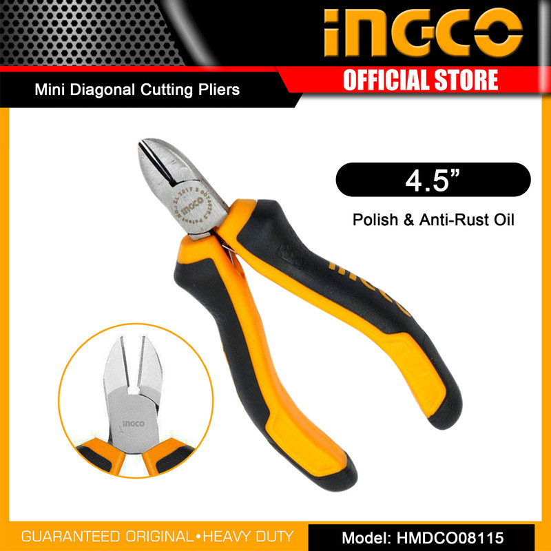 انبر سیم چین اینکو مدل HMDCP-08115 سایز 4.5 اینچ