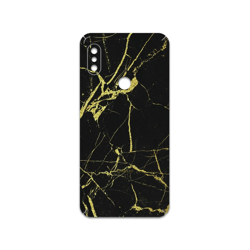 برچسب پوششی ماهوت مدل Graphite-Gold-Marble مناسب برای گوشی موبایل شیائومی Redmi Note 6 Pro