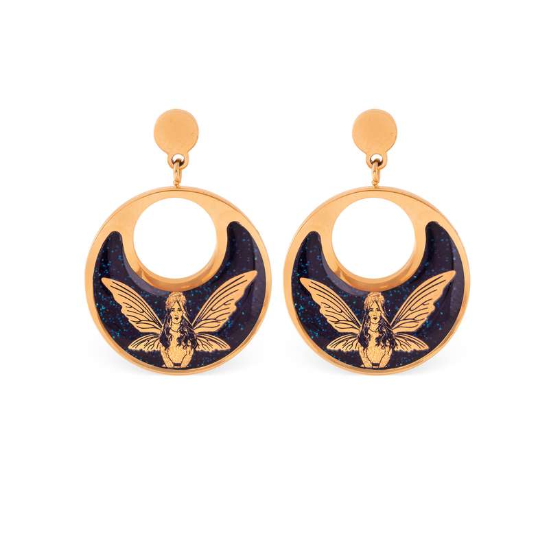 گوشواره زنانه زرسام مدل دومین خیال کد 10007349 گوشواره زنانه زرسام مدل دومین خیال کد 10007349