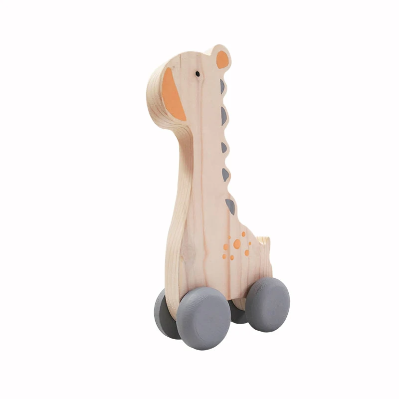  اسباب بازی چوبی مدل زرافه ماشینی MKids48-2A