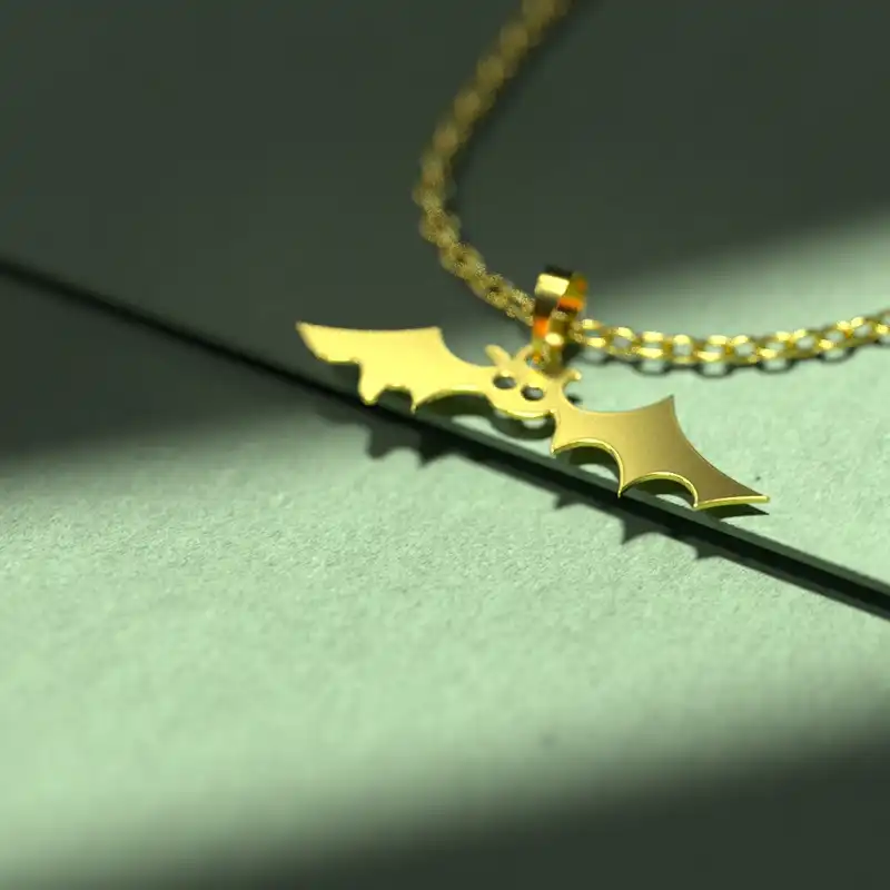 گردنبند طلا 18 عیار زنانه مدوپد مدل هالووین کد G3-1-1096