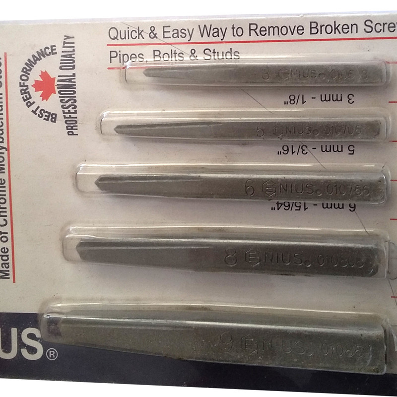 مجموعه 5 عددی قلاویز چپ گرد جنیوس مدل AT-EX5