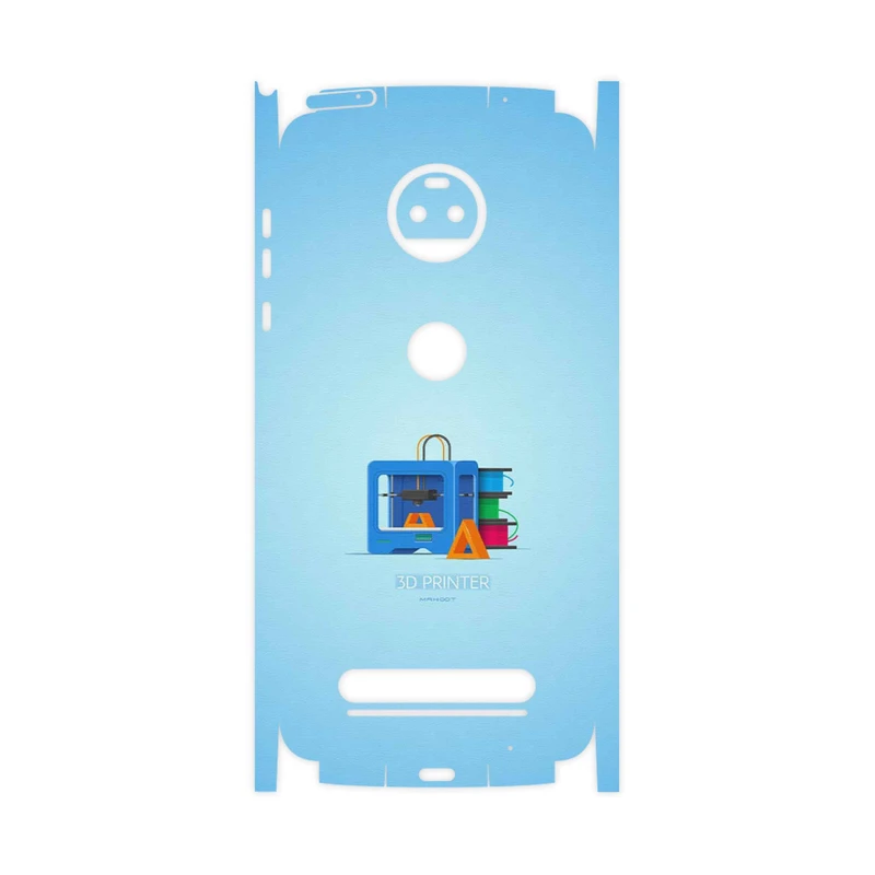 برچسب پوششی ماهوت مدل 3D Printer-FullSkin مناسب برای گوشی موبایل موتورولا Moto Z2 Force