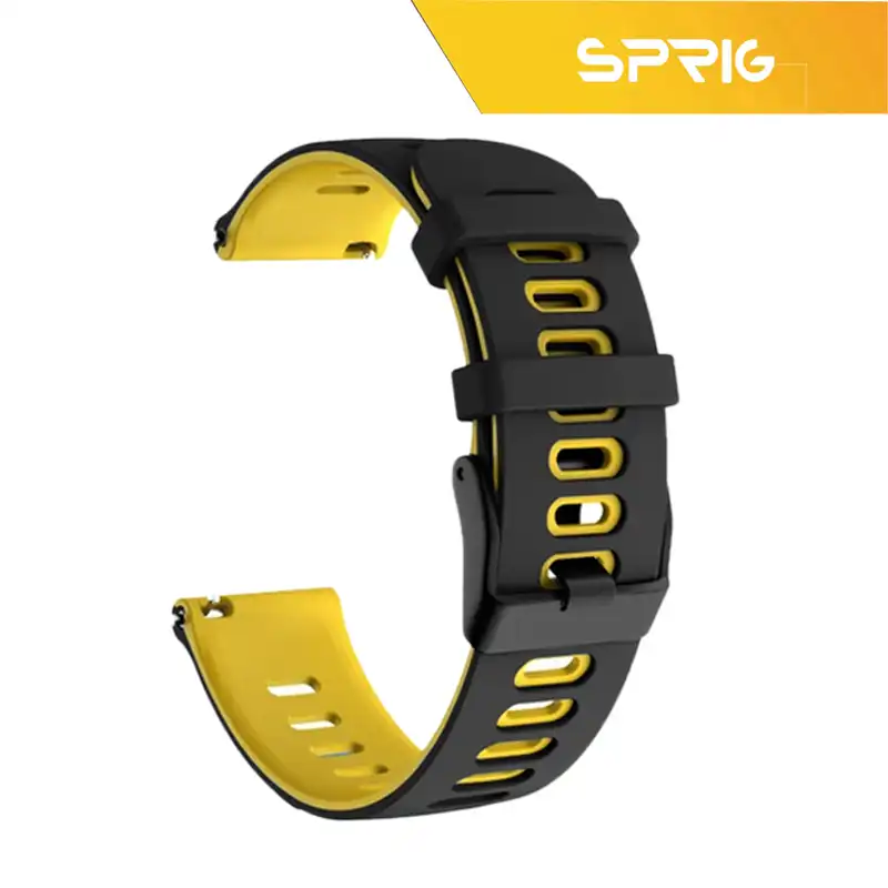 بند اسپریگ مدل Dual color Hike مناسب برای ساعت هوشمند شیائومی Amazfit GTS 1 / GTS 2 / GTS 2 mini / GTS 2e / GTS 3 / GTS 4 / GTS 4 mini