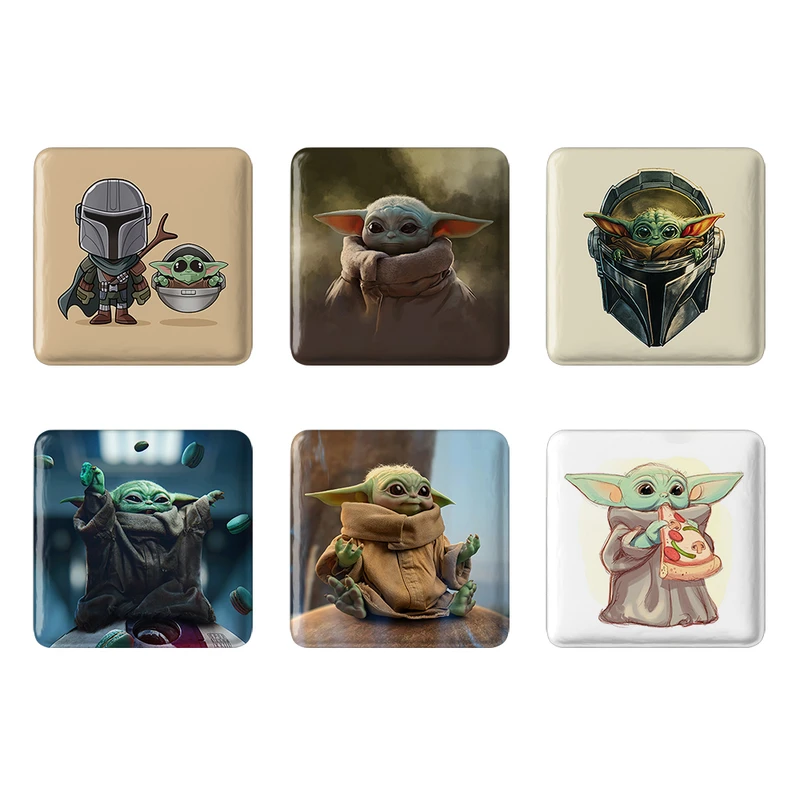 مگنت خندالو طرح سریال جنگ ستارگان Star Wars کد 1673A مجموعه 6 عددی