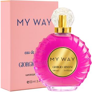 ادوپرفیوم زنانه هارلینگن مدل مای وی جورجیو آرمانی با رایحه معتدل حجم 100 میلی‌لیتر