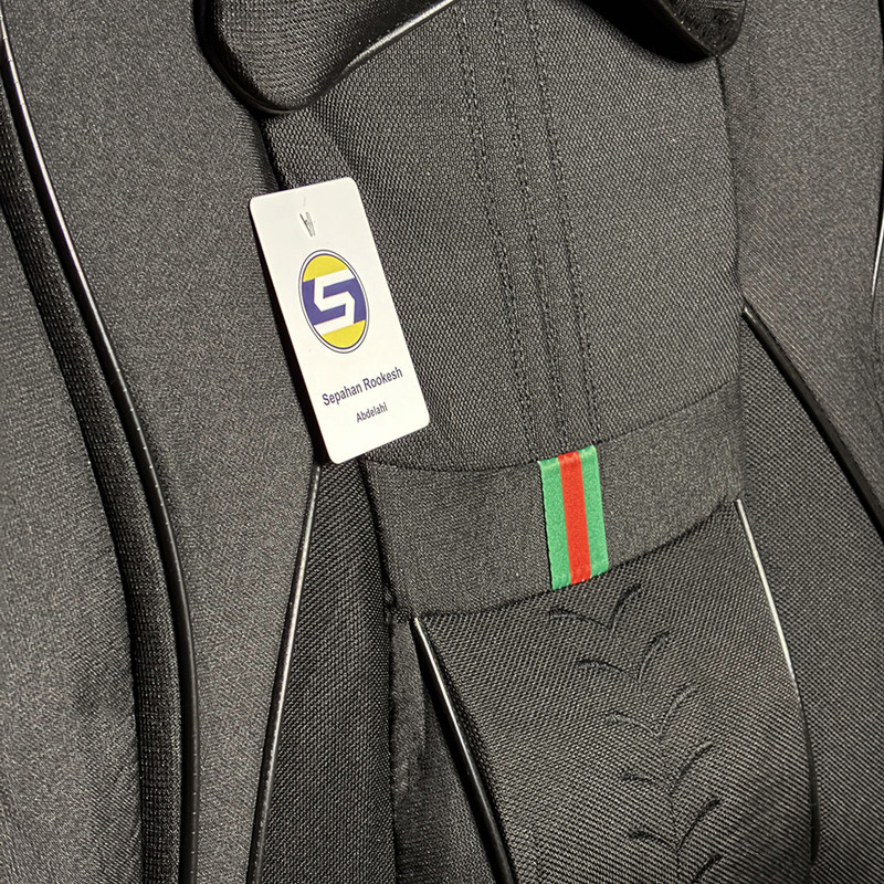 ست کامل روکش صندلی خودرو سپاهان روکش مدل GUCCI-249 مناسب برای پژو 206-207 راناپلاس