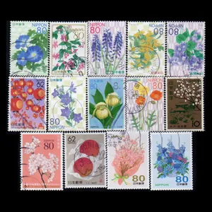 تمبر یادگاری مدل کشور ژاپن مجموعه 14 عددی 